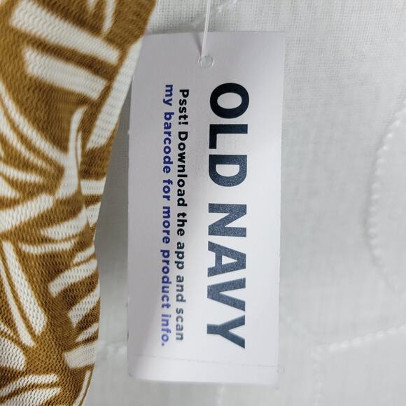 Old Navy Dress XXL Tall Waist Defined Sleeveless Tie Shoulder Smocked Mesh NEW - Picture 2 of 13